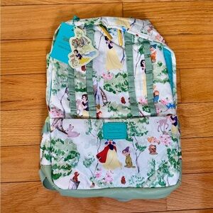 Posh Peanut Disney Princess Backpack - Green and Multicolor
